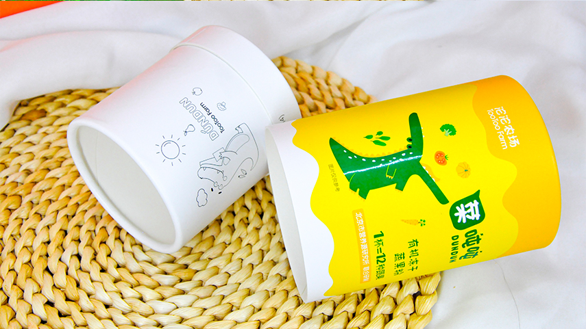 固體飲粉紙罐包裝